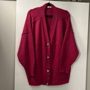 PENN pink cardigan 2X. Long sleeve. 2022 winter collection.
